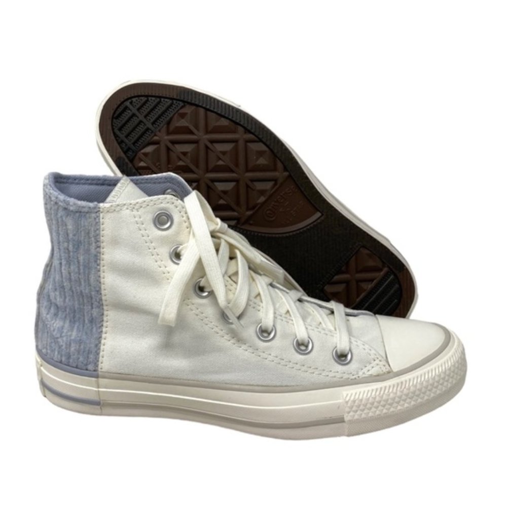Converse Chuck Taylor High Top Egret Blue Knit Canvas Women's Sneaker A01342F - Picture 5 of 7